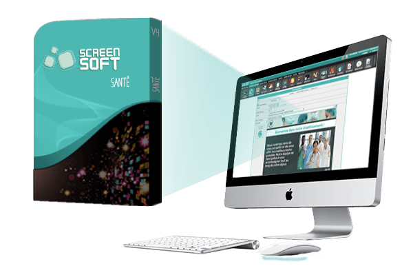 Pack logiciel d'affichage dynamique Screensoft Santé