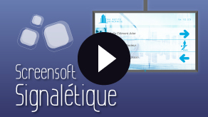 Vidéo de présentation de Screensoft Signalétique