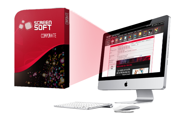 Pack logiciel d'affichage dynamique Screensoft Corporate