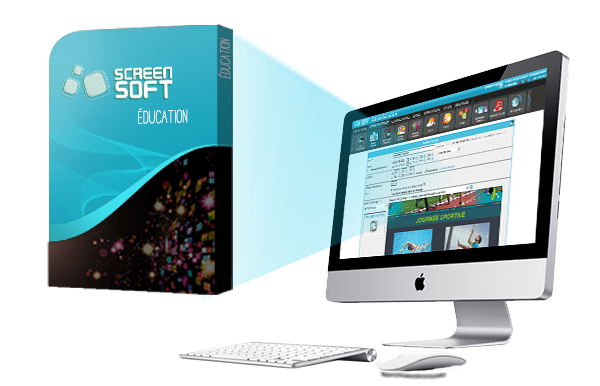 Pack logiciel d'affichage dynamique Screensoft Éducation