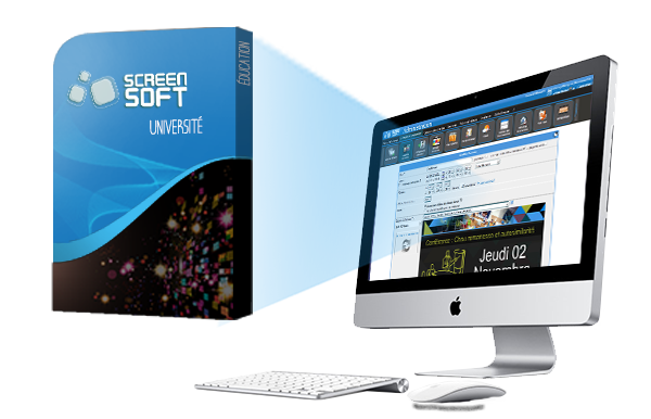 Pack logiciel d'affichage dynamique Screensoft Éducation