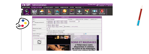 Personnalisez l'interface de Screensoft à l'image de votre établissement !