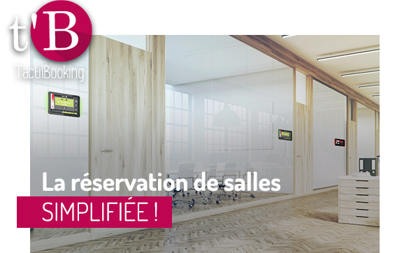 La réservation de salles simplifiée avec TactilBooking !